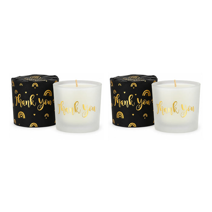 Ashleigh & Burwood Wrapped Scented Candle Thank You 70g Assorted Packs Candles Ashleigh & Burwood Pack of 2