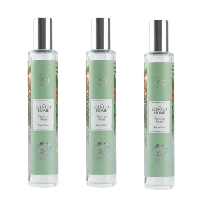 Ashleigh & Burwood Frosted Holly Room Mist 100ml Room Mist Ashleigh & Burwood Pack of 3