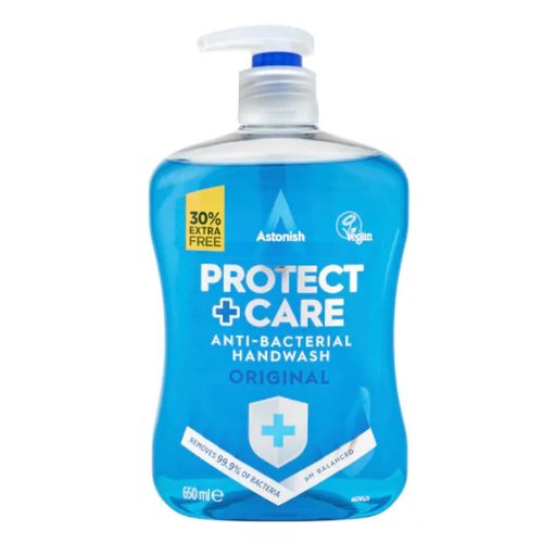 Astonish Protect + Care Antibacterial Original Handwash 600ml - FabFinds