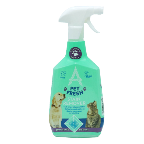 Astonish Pet Fresh Stain Remover Spray 750ml Multi-surface Cleaners Astonish