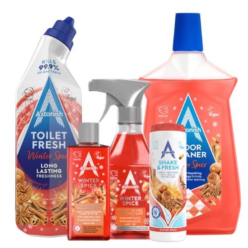 Astonish Winter Spice Mini Cleaning Bundle 5 Piece Cleaning Bundles Astonish