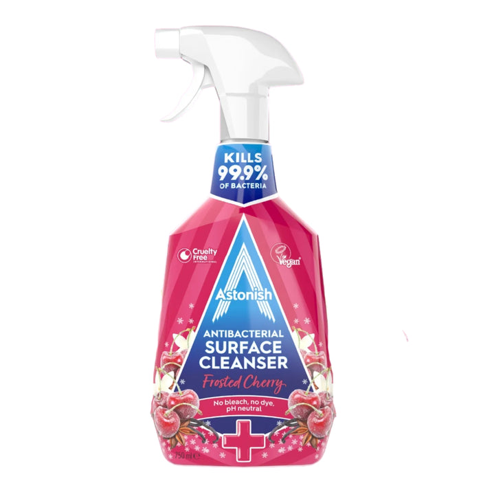 Astonish Frosted Cherry Anti-Bacterial Trigger Spray 750ml Assorted Packs