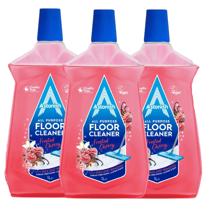 Astonish Frosted Cherry Floor Cleaner 1L Assorted Packs