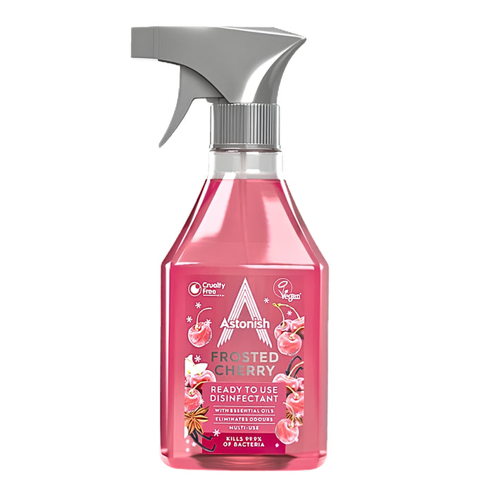 Astonish Frosted Cherry Ready To Use Disinfectant 550ml Assorted Packs