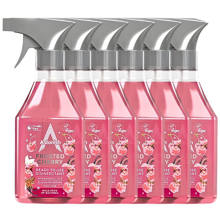 Astonish Frosted Cherry Ready To Use Disinfectant 550ml Assorted Packs