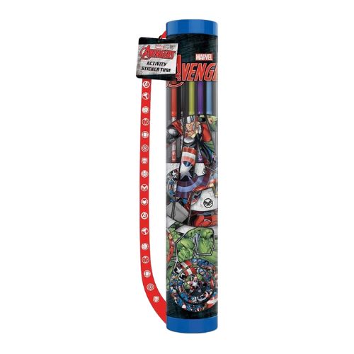 Marvel Avengers Activity Sticker Tube Kids Stationery Marvel   