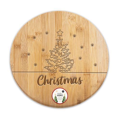 Christmas Home Festive Serving Board 30ml Assorted Designs Christmas Tableware FabFinds Christmas Tree  