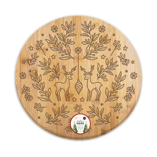 Christmas Home Festive Serving Board 30ml Assorted Designs Christmas Tableware FabFinds Reindeers  