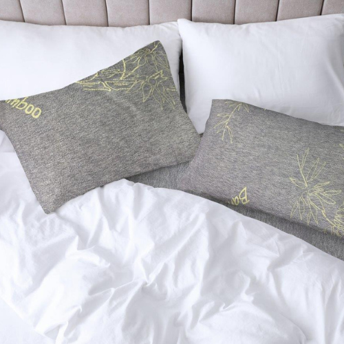 Bamboo Pillow Hypoallergenic Breathable & Supportive Natural Comfort for All Sleepers Pillow FabFinds