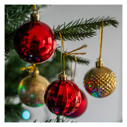 Christmas Baubles Shine & Shimmer Assorted Colours Pack of 15