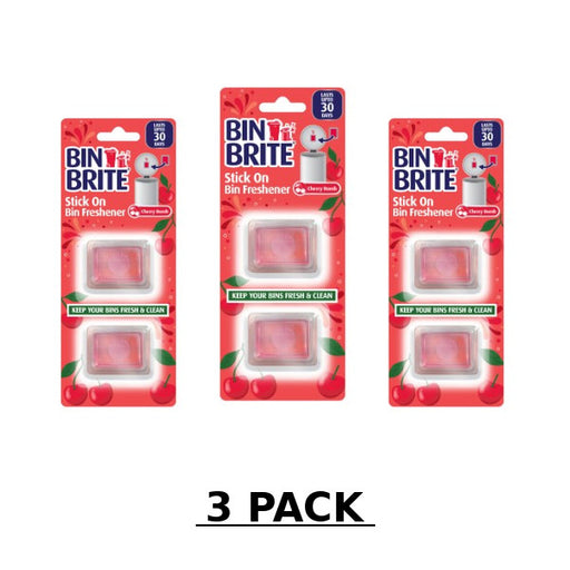 Bin Brite Stick On Freshener Cherry 2 Pack Air Fresheners 151 3 Pack