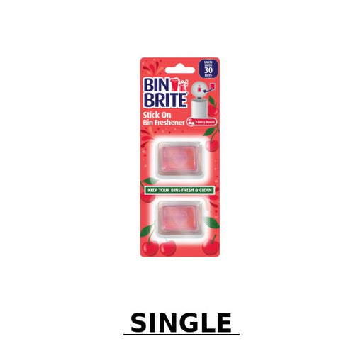 Bin Brite Stick On Freshener Cherry 2 Pack Air Fresheners 151 Single