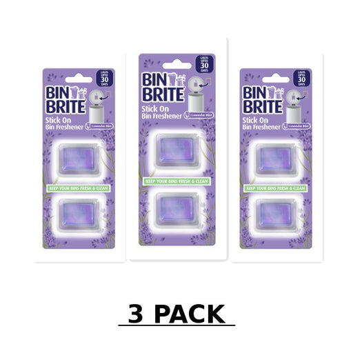 Bin Brite Stick On Freshener Lavender 2 Pack Air Fresheners 151 3 Pack
