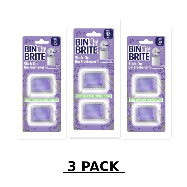 Bin Brite Stick On Freshener Lavender 2 Pack Air Fresheners 151 3 Pack