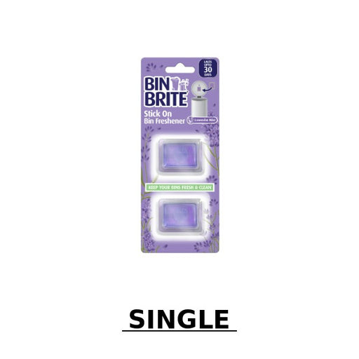 Bin Brite Stick On Freshener Lavender 2 Pack Air Fresheners 151 Single