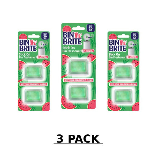 Bin Brite Stick On Freshener Watermelon 2 Pack Air Fresheners 151 3 Pack