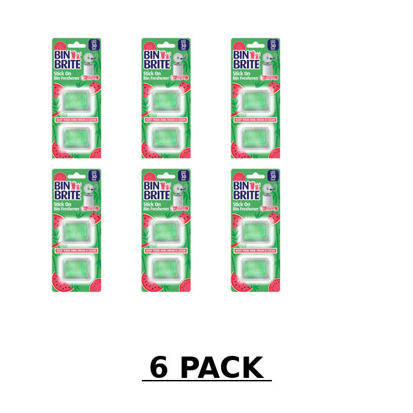 Bin Brite Stick On Freshener Watermelon 2 Pack Air Fresheners 151 6 Pack