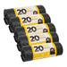 Heavy Duty Bin Bags 80L 20 Pk Assorted Packs Bin Cleaners & Accessories elite Pack of 5