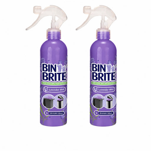 Bin Brite Deodoriser Lavender Mist 400ml Bin Cleaners & Accessories 151 2 Pack