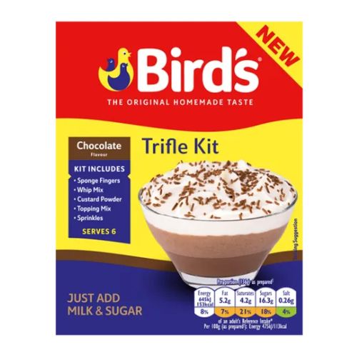 Bird's Trifle Kit Chocolate 122g Home Baking Bird's   