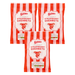 Bishops Strawberry Sherbets 140g Assorted Pack Sweets, Mints & Chewing Gum Bishop's Pack of 3