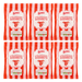 Bishops Strawberry Sherbets 140g Assorted Pack Sweets, Mints & Chewing Gum Bishop's Pack of 6