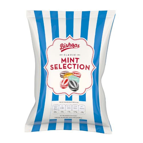 Bishops Mint Selection Sweets 150g Sweets, Mints & Chewing Gum Bishop's   