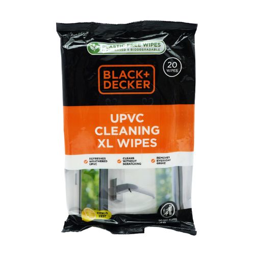 Black & Decker UPVC Cleaning Wipes Citrus Zest 20 Wipes Cleaning Wipes FabFinds   