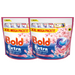 Bold All-in-1 Platinum Pods Cherry Blossom 52 Washes Assorted Packs Fabric Stain Removers Bold Pack of 2