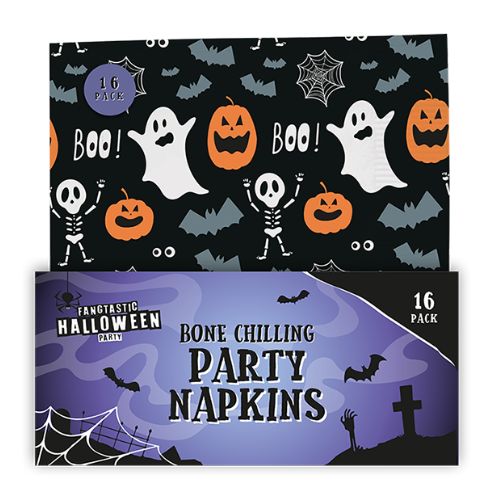 Halloween Printed 2-Ply Napkins 16pk - Kids Halloween Accessories Gem Imports   