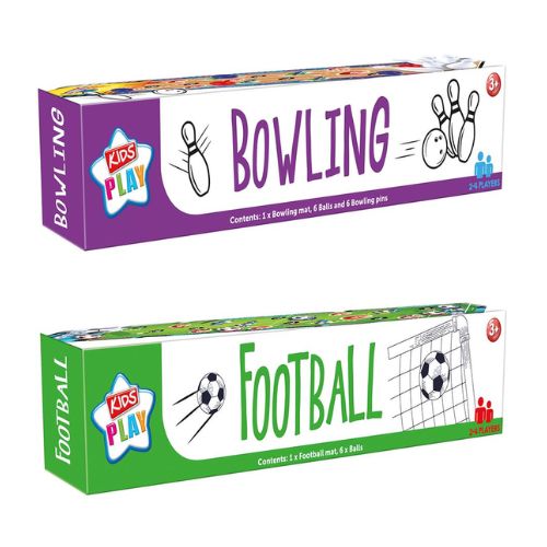 Kids Play Bowling & Football Mat Game Games & Puzzles FabFinds   