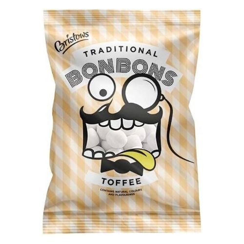 Bristows Traditional Bon Bons Toffee Sweets 150g Sweets, Mints & Chewing Gum bristows   