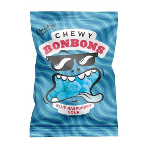 Bristows Chewy Bon Bons Blue Raspberry Sour 150g Sweets, Mints & Chewing Gum bristows   