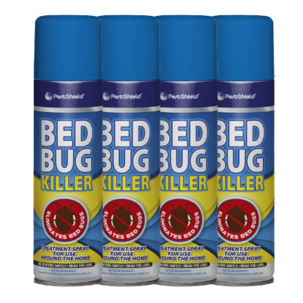 Pestshield Bed Bug Killer Spray 200ml Assorted Pack Cleaning PestShield Pack of 4