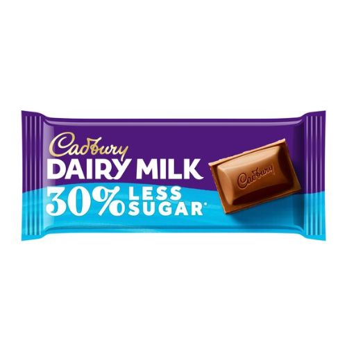 Cadbury Dairy Milk 30% Less Sugar Chocolate 85g Chocolate Cadbury   
