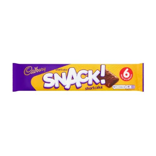 Cadbury Shortcake Snack 6 Pack (6 x 20g) Chocolate Cadbury   