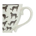 Leopard Print Porcelain Footed Mug Mugs Candlelight   