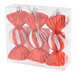 3 Pack Candy Christmas Baubles 11cm Christmas Decorations FabFinds