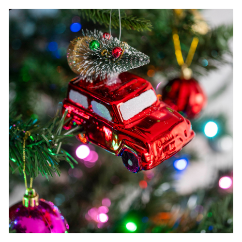 Novelty Car Christmas Tree Decoration Festive Hanging Ornament