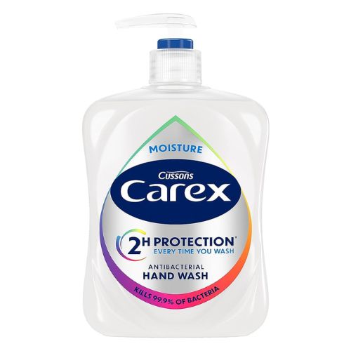 Cussons Carex 2 Hour Protection Antibacterial Hand Wash 500ml Hand Wash & Soap carex   