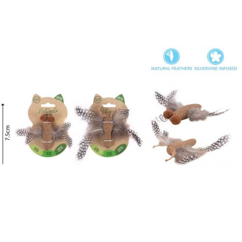 World Of Pets Silvervine Butterfly Cat Toy Assorted Designs Cat Toys Fabfinds   