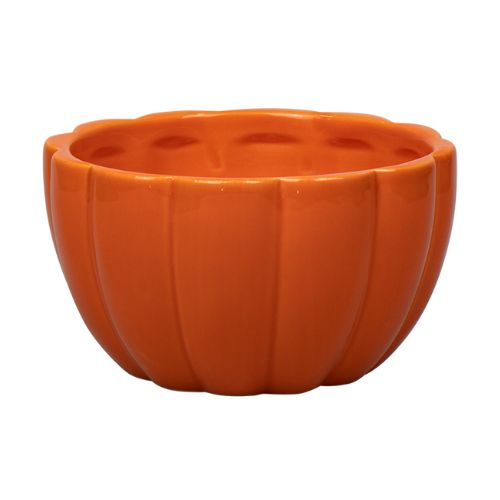 Ceramic Pumpkin Bowl 13cm Assorted Colours Halloween Accessories Gem Imports   