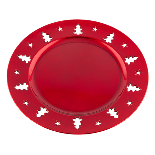 Charger Plate Decorative Table Setting Plate Assorted Colours Christmas Tableware FabFinds