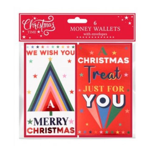 Christmas Foil Money Wallets 3 Assorted Packs Christmas Cards Fabfinds Christmas Treat/ Merry Christmas  