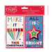 Christmas Foil Money Wallets 3 Assorted Packs Christmas Cards Fabfinds Make It Happen/All Is Bright  