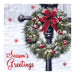 Christmas Cards 12 Pack Festive Village Snow Postbox Christmas Cards FabFinds