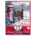 Christmas Cards 12 Pack Festive Village Snow Postbox Christmas Cards FabFinds