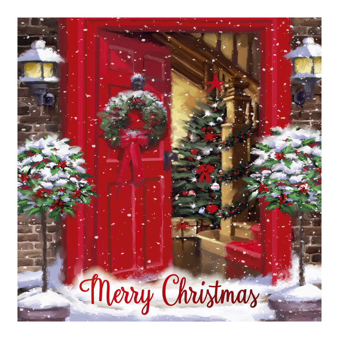Christmas Cards 12 Pack Home Christmas Tree card design 2