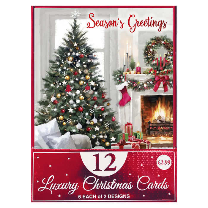Christmas Cards 12 Pack Home Christmas Tree