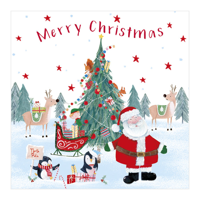 Christmas Cards 20 Pack Cute North Pole